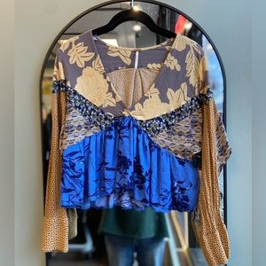 Free People Floral Top